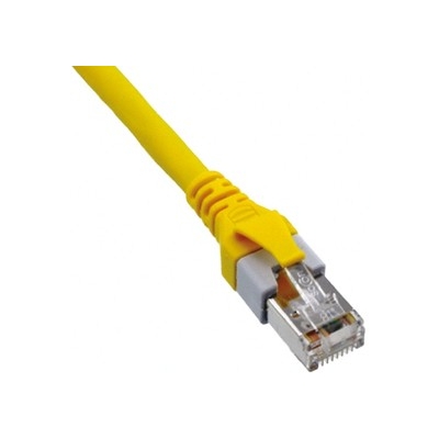 09474747004, Cat5e Male RJ45 to Male RJ45 Ethernet Cable, SF/UTP, Yellow PUR Sheath, 0.5m