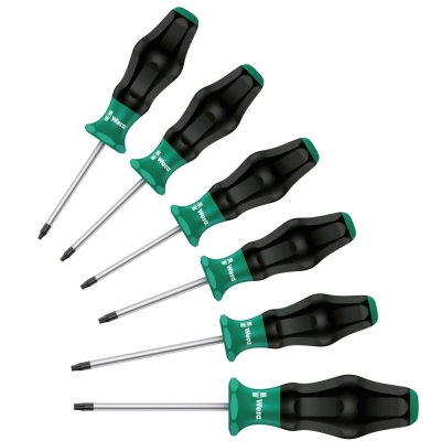 1367/6 TORX Kraftform Comfort Набор отвёрток, 6 пр., TX 10x80/15x80/20x100/25x100/30x115/40x130