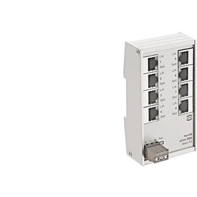 24020080000, Unmanaged Ethernet Switches Ha-VIS eCon 2080BT-A UNMNGD SWITCH-8 RJ45