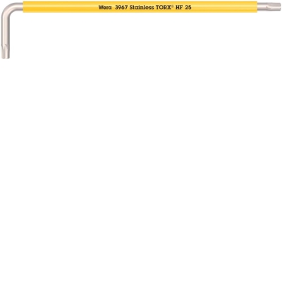 3967 SXL HF TORX Multicolour Г-образный ключ с фиксацией, удлиненный, нерж., TX 25 x 154 мм