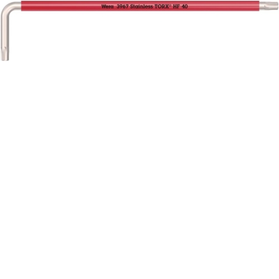 3967 SXL HF TORX Multicolour Г-образный ключ с фиксацией, удлиненный, нерж., TX 40 x 224 мм