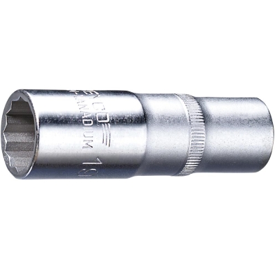 50-19 Головка торцевая 12-гранная глубокая 1/2", 24 x 80 мм