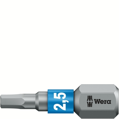 840/1 BTZ Hex-Plus бита торсионная с внешним шестигранником, 1/4" C6.3, 2.5 x 25 мм