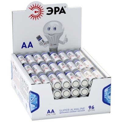 Батарейки ЭРА LR6-4S promo-box SUPER Alkaline (96/384/18432)(кр.96шт)