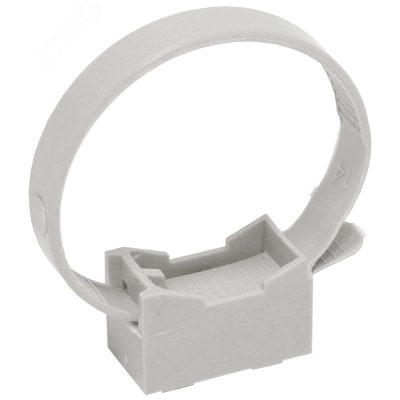 Держатель хомутный для труб со стяжкой CFF1 d16-32 сер. CTA10MP-CFF132-K41-100