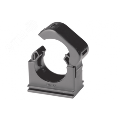 Держатель с крышкой DN 36 мм, полиамид, цвет чёрный PASW36N