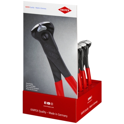 Дисплей укомплектованный, 10 пр., кусачки торцевые KN-6801200