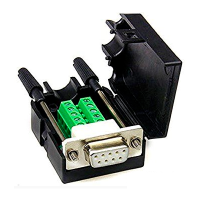 D-SUB-DB9-F-RS / розетка 9pin с клеммником в корпусе