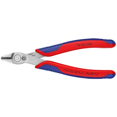 Electronic Super Knips XL Бокорезы прецизионные, нерж., 140 мм, 2-комп ручки, SB
