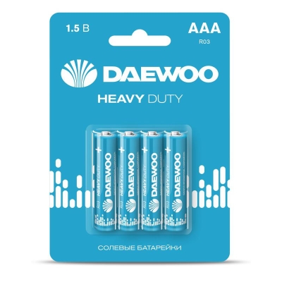 Элемент питания солевой AAA/R03 1.5В Heavy Duty 2021 BL-4 (уп.4шт) 5029361