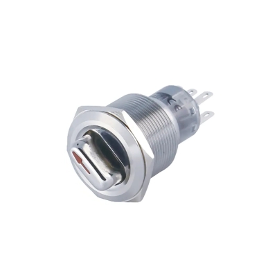 GQ22-L-11X/23/S, металл, 1НО+1НЗ, на 2 положения без фиксации I-II, d22мм, IP40 (ЭТ)
