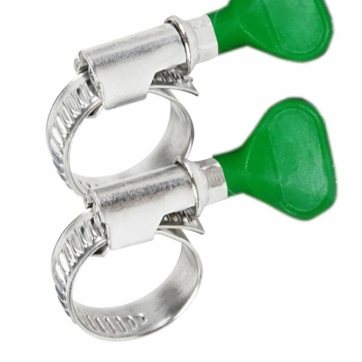 Хомут червячный 40-60-0,7 мм, с ключом W (упак. 25 шт) 07-0640-1