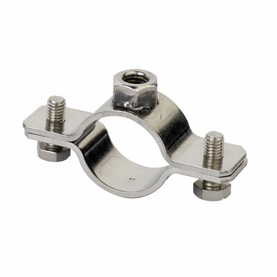 Хомут для тяжелых нагрузок 25-29 мм (3/4"), M8, нержавеющая сталь AISI304 6040-034