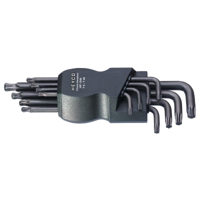 HP 1349-8 Набор ключей Г-образных, с шаром, TORX, 8 пр., TX 9 - 40, на держателе