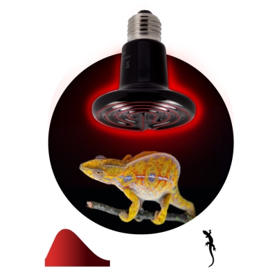 Инфракрасная лампа ЭРА ЭРА FITO-150W-НQ керамическая серии CeramiHeat модель RX для брудера, рептилий 150 Вт Е27(кр.1шт)