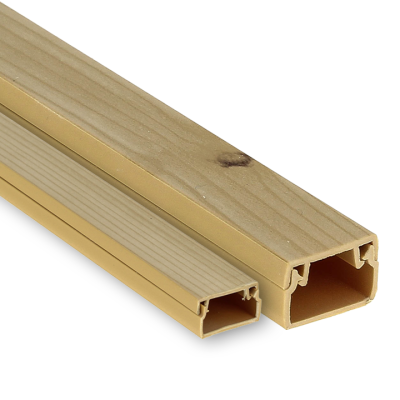 Кабель-канал 25х16 пластик Plast свет. дер. kk-25-16w