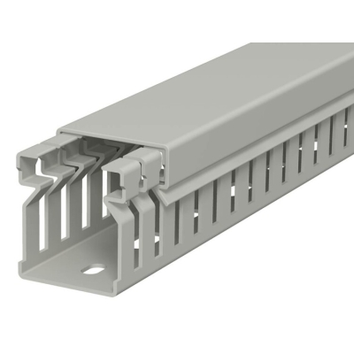 Кабель-канал перфорированный распределительный LK4 30x25x2000 мм (перфокороб) ПВХ, серый 6178005