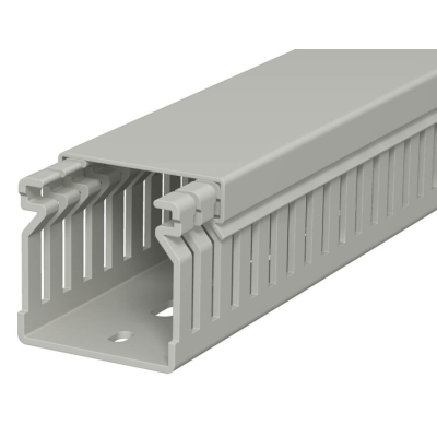 Кабель-канал перфорированный распределительный LK4 40x40x2000 мм (перфокороб) ПВХ, серый RAL7030LK4 40040 6178012