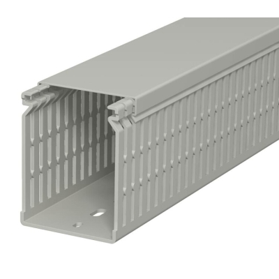 Кабель-канал перфорированный распределительный LK4 N 80x60x2000 мм (перфокороб) ПВХ, серый RAL7030LK4 N 80060 6178229