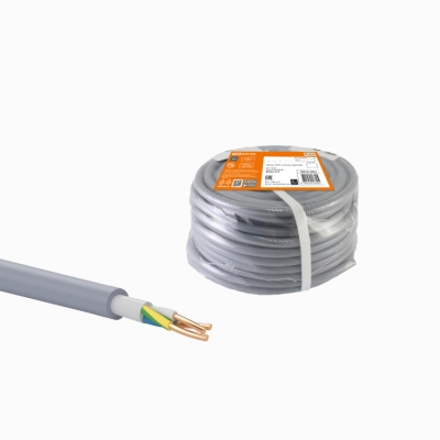 Кабель NYM-J 3х6-0,66 (20м) TDM (кр.20м) [SQ0121-0052]