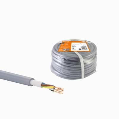 Кабель NYM-J 5х6-0,66 (10м) TDM (кр.10м) [SQ0121-0048]