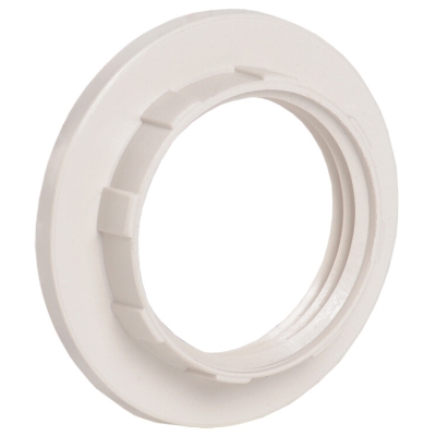 Кольцо абажурное КП14-К02 пластик Е14 белый (инд. пак.) IEK (кр.50шт)