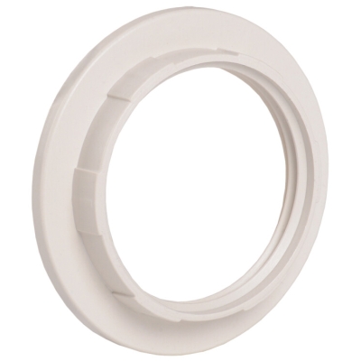 Кольцо абажурное КП27-К02 пластик Е27 белый (инд. пак.) IEK (кр.50шт)