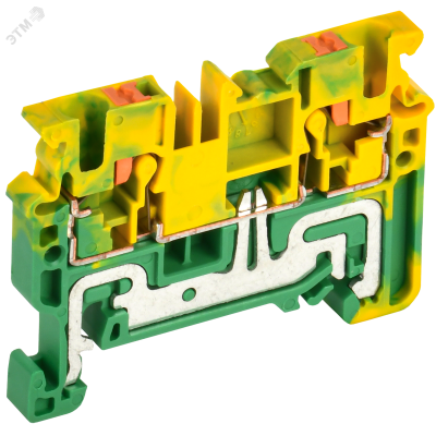 Колодка клеммная CP-PEN земля 2,5мм2 желто-зеленая YCT21-00-K52-002