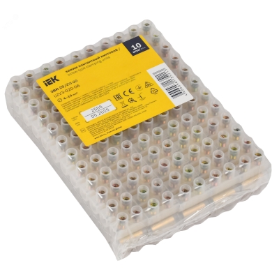 Колодка клеммная ЗВИ-20 4-10кв.мм 12 пар ПВХ полиэтилен UZV3-020-06