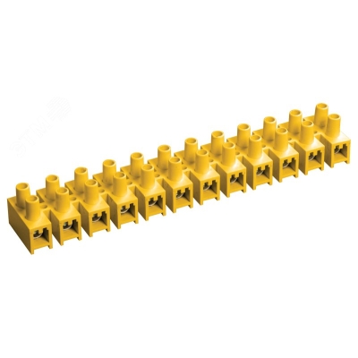 Колодка клеммная ЗВИ-5 н/г 1.5-4.0кв.мм 12 пар желт. UZV7-005-04