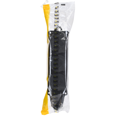 Колодка удлинителя 3-м IP44 Омега РБ33-1-0м с защ. крышкой каучук IEK PKR61-016-2-K02