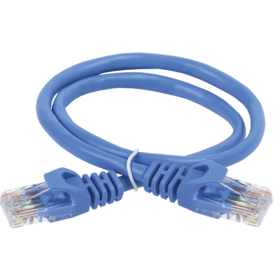 Коммутационный шнур (патч-корд), кат.5Е UTP, 1,5м, синий PC03-C5EU-1M5