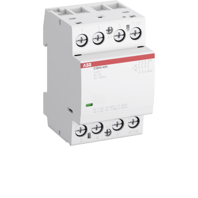 Контактор ESB40-40N-06 модульный (40А АС-1 4НО) катушка 230В AC/DC 1SAE341111R0640