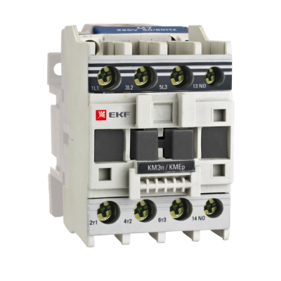 Контактор КМЭп малогабаритный 12А 24В DC 1NC PROxima ctr-s-12-24-1nc-p