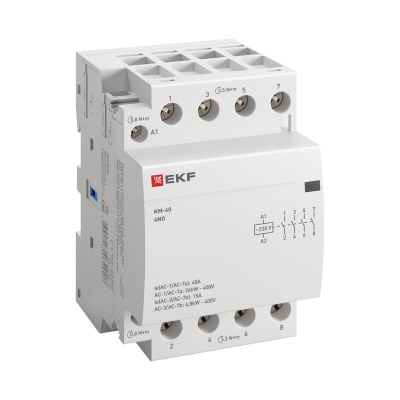 Контактор модульный КМ 40А 4NО (3 мод.) km-3-40-40