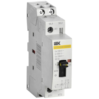 Контактор модульный с ручным упр. КМ20-20МР AC KARAT MKK12-20-20