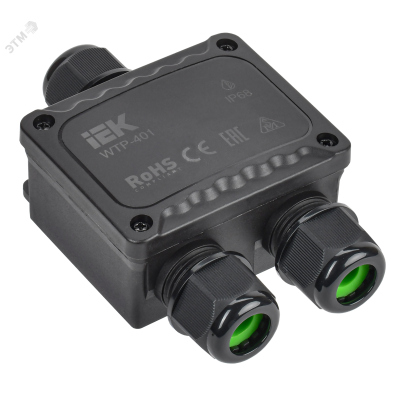 Коробка распред. герметичная WTP-401 3 ввода IP68 UWB10-Y-450-41-03-68