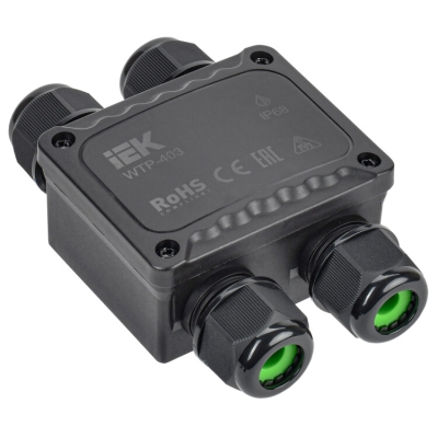 Коробка распред. герметичная WTP-403 4 ввода IP68 UWB10-H-450-41-04-68