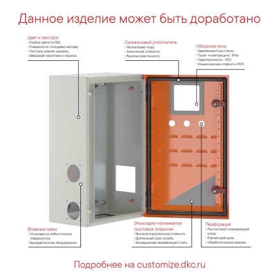 Корпус сварной навесной ST 1200х600х300мм с монтажн. панелью R5ST1263