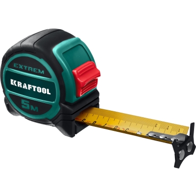 KRAFTOOL Extrem, 5 м х 32 мм, рулетка со сверх широким полотном (34127-5)