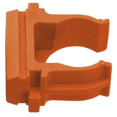 Крепеж-клипса d25 мм (10 шт) оранжевая Plast derj-z-25o