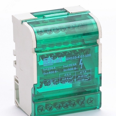 Кросс-модуль ШН-103 на DIN-рейку 4х7 групп 100А 32017DEK