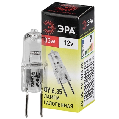 Лампочка галогенная Лампочка галогенная GY6.35-JC-35W-12V GY6.35 35Вт капсула теплый белый свет LM Б0062056
