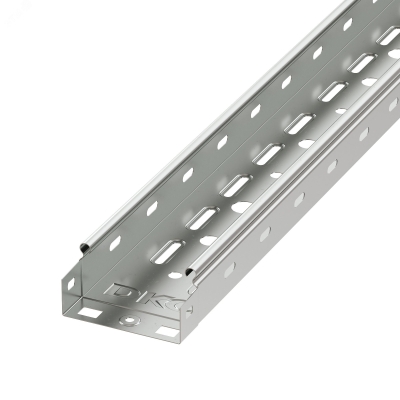 Лоток листовой перфорированный 100х50 сталь 0.7мм 35252