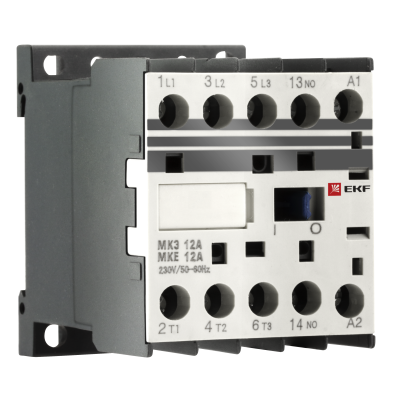 Мини-контактор МКЭ 16А кат. 230В AC 1НО PROxima Mctr-s-16-230