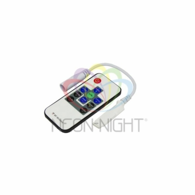 Мини-контроллер светодиодный RGB, радио (RF), 10 кнопок 12-24В/6А 143-106-2