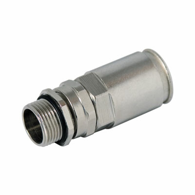 Муфта труба-коробка DN 32 с уплотнением кабеля, IP68, М25х1,5, д.15 - 21мм 6111P32M251521