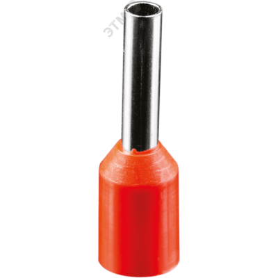 Наконечник-гильза НШвИ 1,5-8,2 красный (100шт) 17335