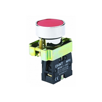 NP2-BA42 без подсветки красная 1НЗ IP40