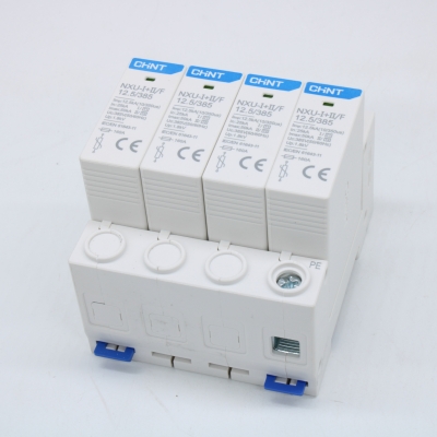 Ограничитель имп. перенапр. NXU-?+?/F 4P In=25kA Uc=385В Im=50kA (R) 308614